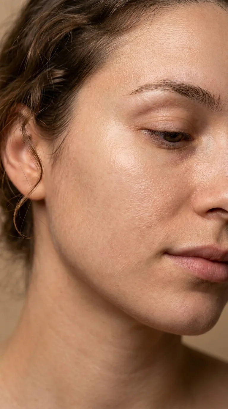 Skin after using the Lumíne routine