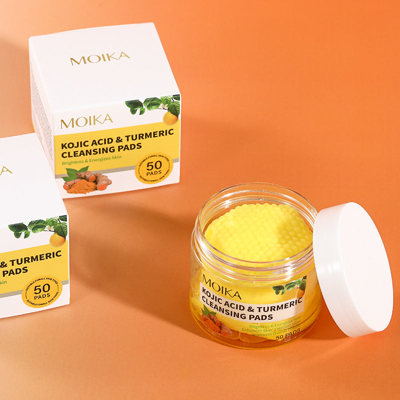 Tónico Exfoliante en Discos Cúrcuma + Ácido Kójico — Lumíne